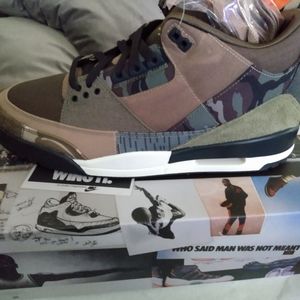 SE. Jordan retro 3 patchwork camo